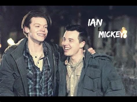 gallavich|ian and mickey kissing.